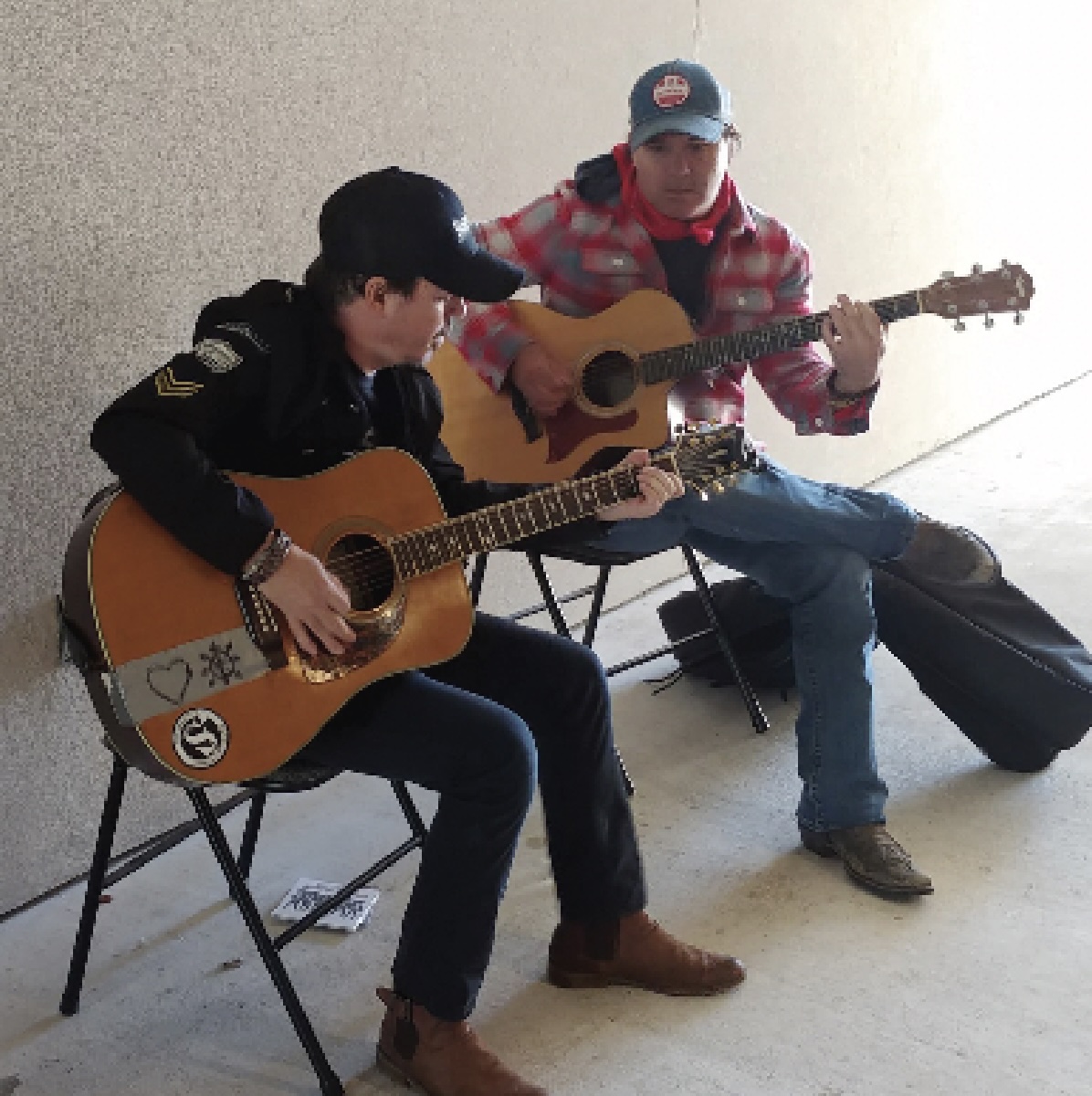 John sharing a special musical moment